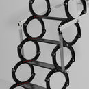 13 Steps Electirc Acctic Ladder Aluminum Folding 12-15ft Remote For Loft Home