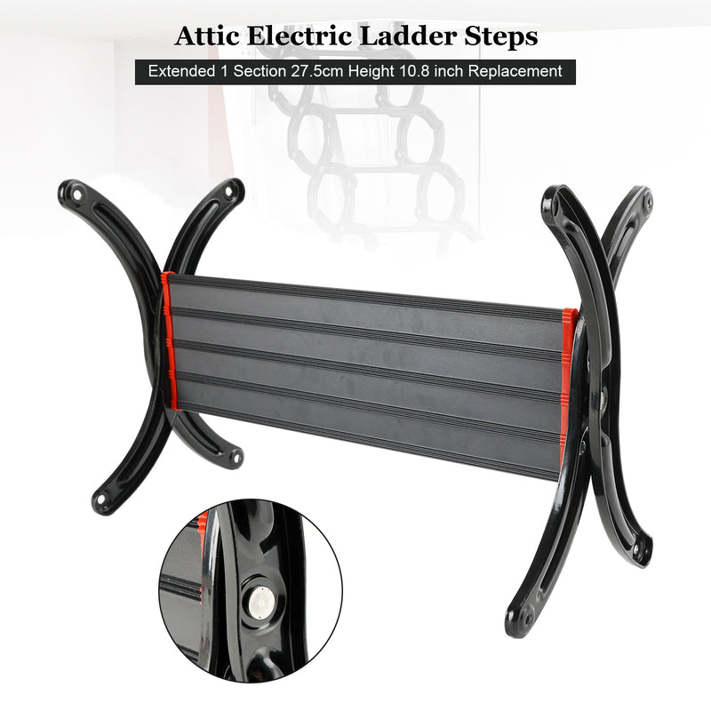 Attic Electric Ladder Steps Extended 1 Section 27.5cm Height 10.8 inch Replace