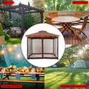Outdoor Tent Anti-Mosquito Net Four-Corner Garden Courtyard Gazebo Net Cloth