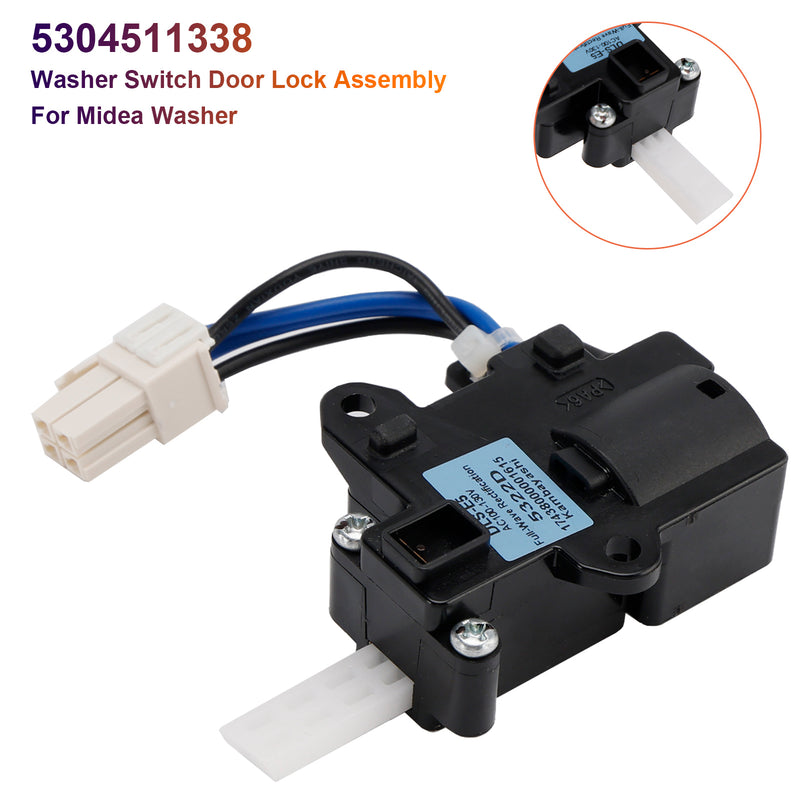 5304511338 Washer Switch Door Lock Assembly for Frigidaire Washing Machine