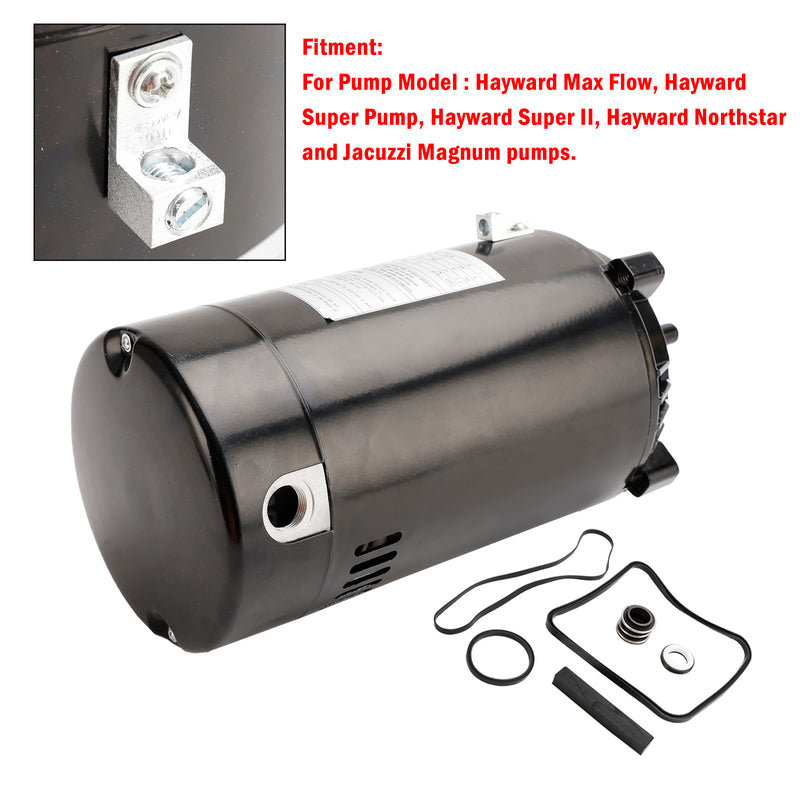 Pool Pump Motor and Seal Replacement Kit UST1102 For Hayward Max Flow Super Pump