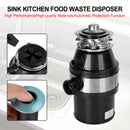 Garbage Disposal 3/4 HP 2800 RPM Under Sink Kitchen Food Waste Disposer w/ Plug