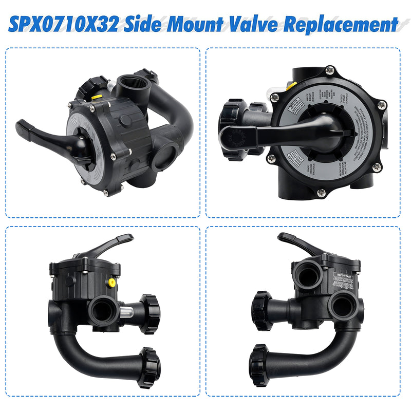 SPX0710X32 Vari-Flo Multiport Valve 1.5" For Hayward S200 and S240 Series Pool