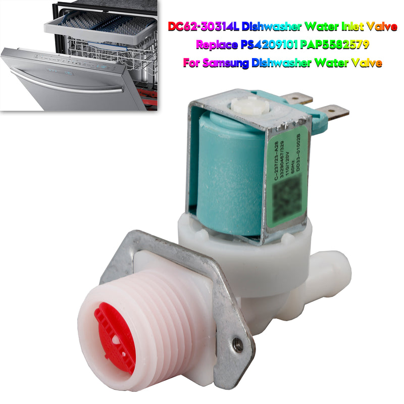 Water Inlet Valve DC62-30314L For Samsung Washer PS4209101 PAP5582579