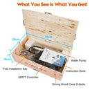 3" 48V 750W MPPT Screw Solar Bore Pump Submersible Deep Well Hole Steel