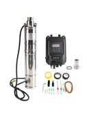 3" 48V 750W MPPT Screw Solar Bore Pump Submersible Deep Well Hole Steel