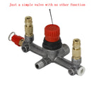 Air Compressor Pressure Control Switch Valve Manifold Regulator Gauge Fit Part