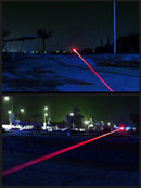 Rechargeable 900Miles Red/Green Laser Pointer Lazer Pen 650nm/532nm Visible Beam