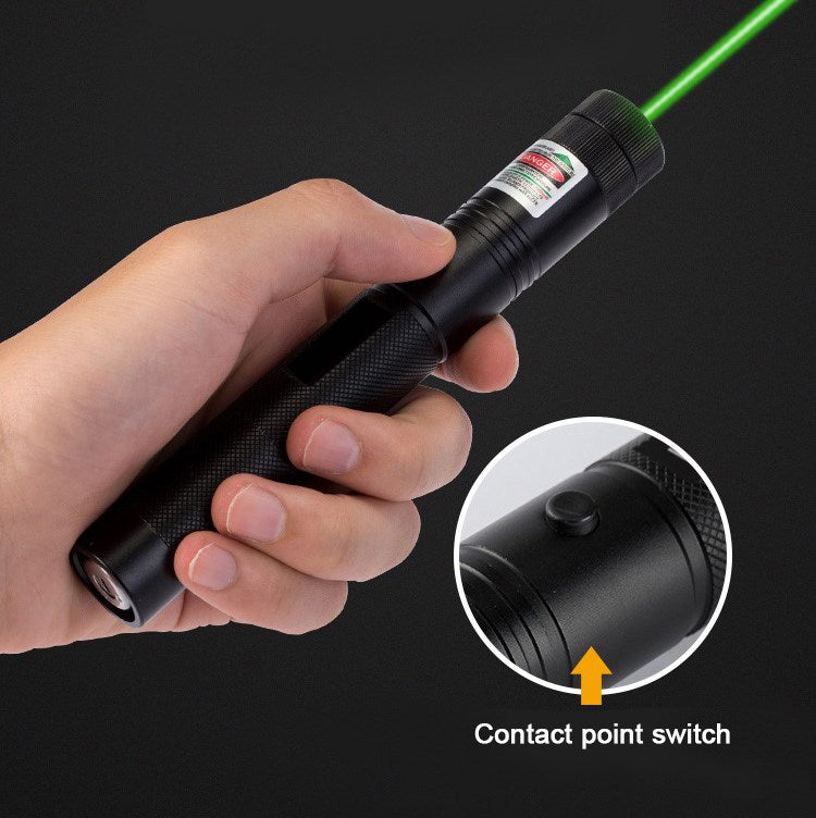 Rechargeable 900Miles Red/Green Laser Pointer Lazer Pen 650nm/532nm Visible Beam