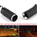 Rechargeable 900Miles Red/Green Laser Pointer Lazer Pen 650nm/532nm Visible Beam