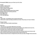 Rechargeable 900Miles Red/Green Laser Pointer Lazer Pen 650nm/532nm Visible Beam