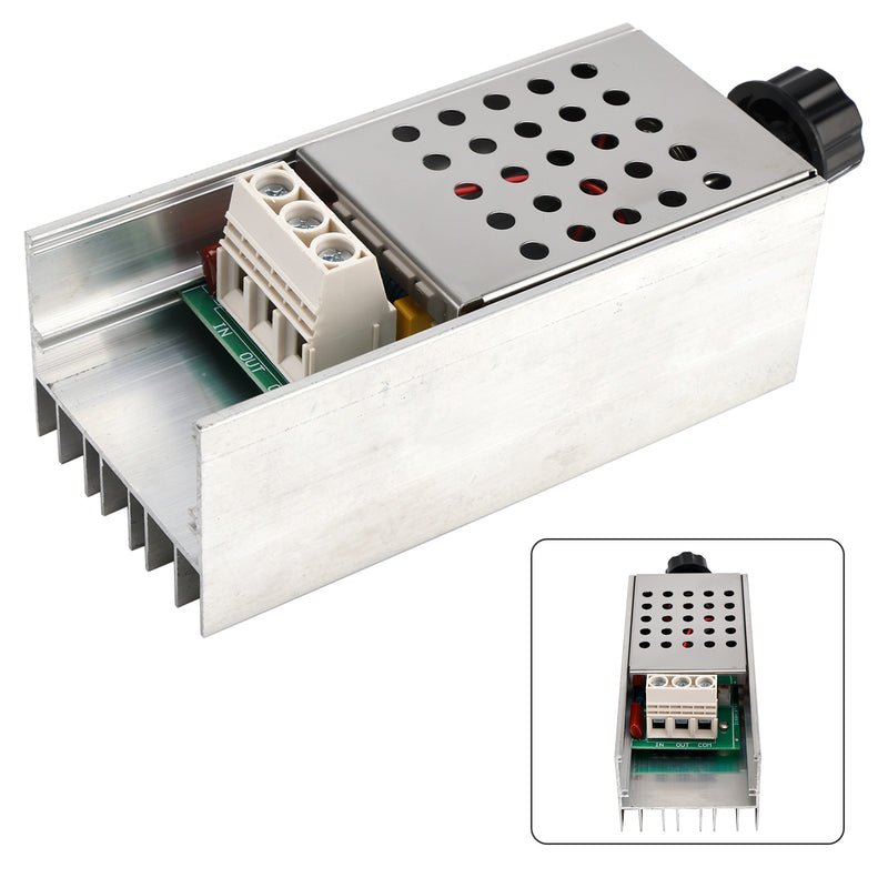 AC 110-220V 10000W SCR Motor Speed Controller Volt Regulator Dimmer Thermostat