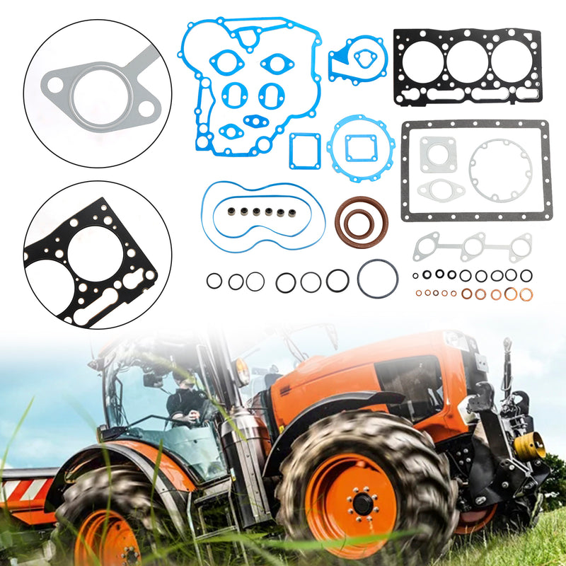 Fit For Kubota D1105 Engine Cylinder Head Complete Cylinder Gasket Kit Set