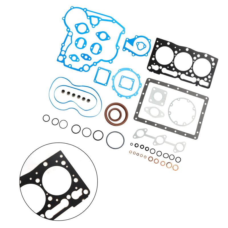 Fit For Kubota D1105 Engine Cylinder Head Complete Cylinder Gasket Kit Set