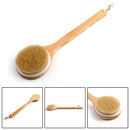 Bath Brush Shower Body Back SPA Premium Natural Boar Bristle Long Handle Wooden