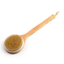 Bath Brush Shower Body Back SPA Premium Natural Boar Bristle Long Handle Wooden