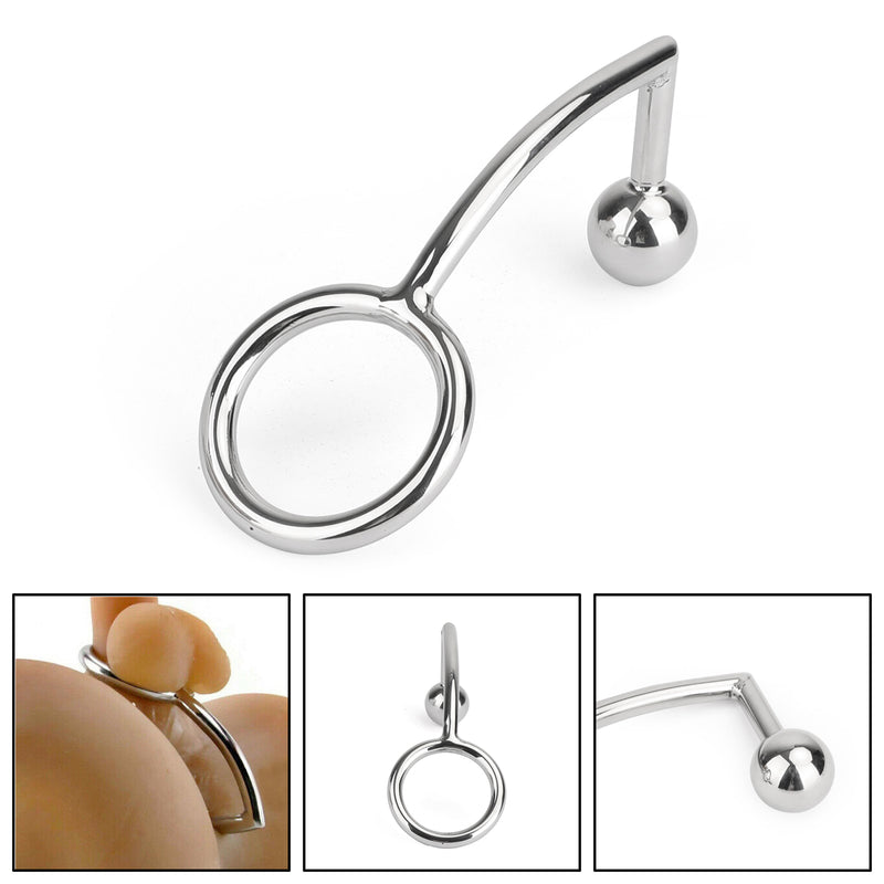 Stainless Steel Play Game & Rings Anal Rope Hook Ball Restraints BDSM