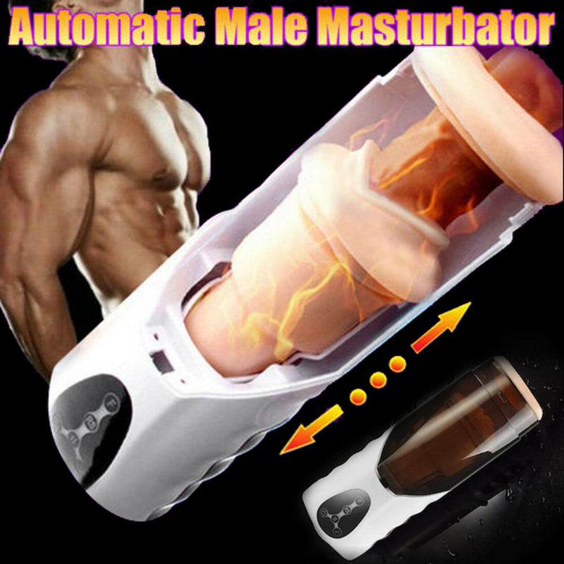 Male Masturbators Cup Stroker Realistic For Men 3D Automatic Pussy