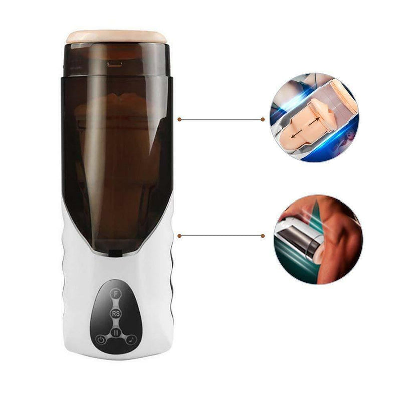 Male Masturbators Cup Stroker Realistic For Men 3D Automatic Pussy