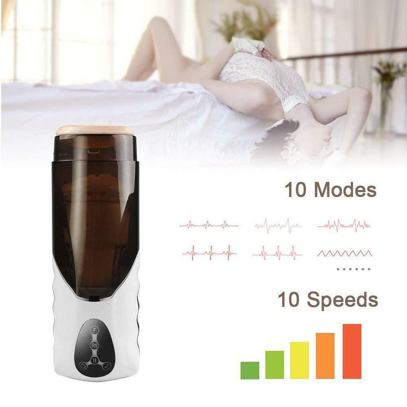 Male Masturbators Cup Stroker Realistic For Men 3D Automatic Pussy
