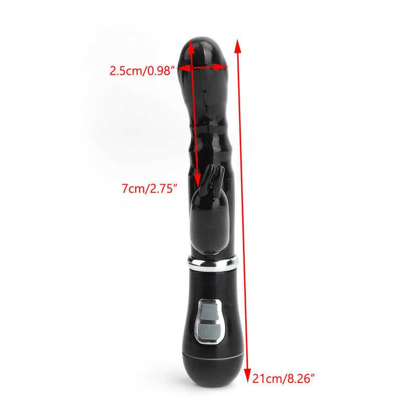 Adult Toy Female Waterproof Wand Blcak Vibrator Dildo Gspot Rabbit