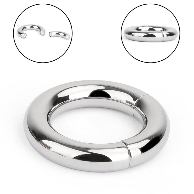 Men Enhancer Ring 30mm Ball Stretcher Magnetic Stainless Steel Weight