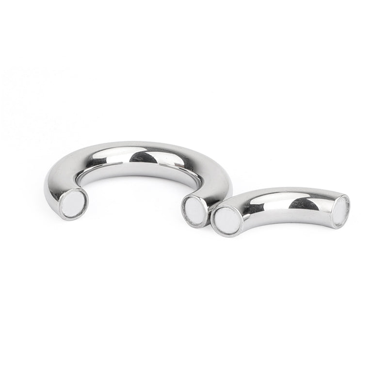 Men Enhancer Ring 30mm Ball Stretcher Magnetic Stainless Steel Weight