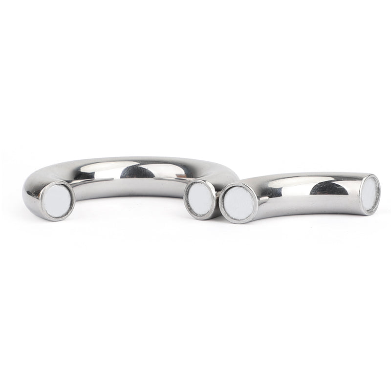 Men Enhancer Ring 30mm Ball Stretcher Magnetic Stainless Steel Weight