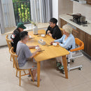 Patient Chair For Home Transferred Lift Wheelchair w/180 Split Seat and Bedpan 440 lb