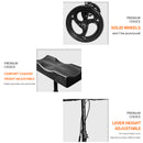 Foldable Knee Scooter Steerable Leg Walker W/Basket Adjusted Height Walking Aid