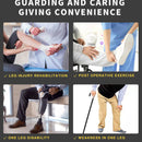 Foldable Knee Scooter Steerable Leg Walker W/Basket Adjusted Height Walking Aid