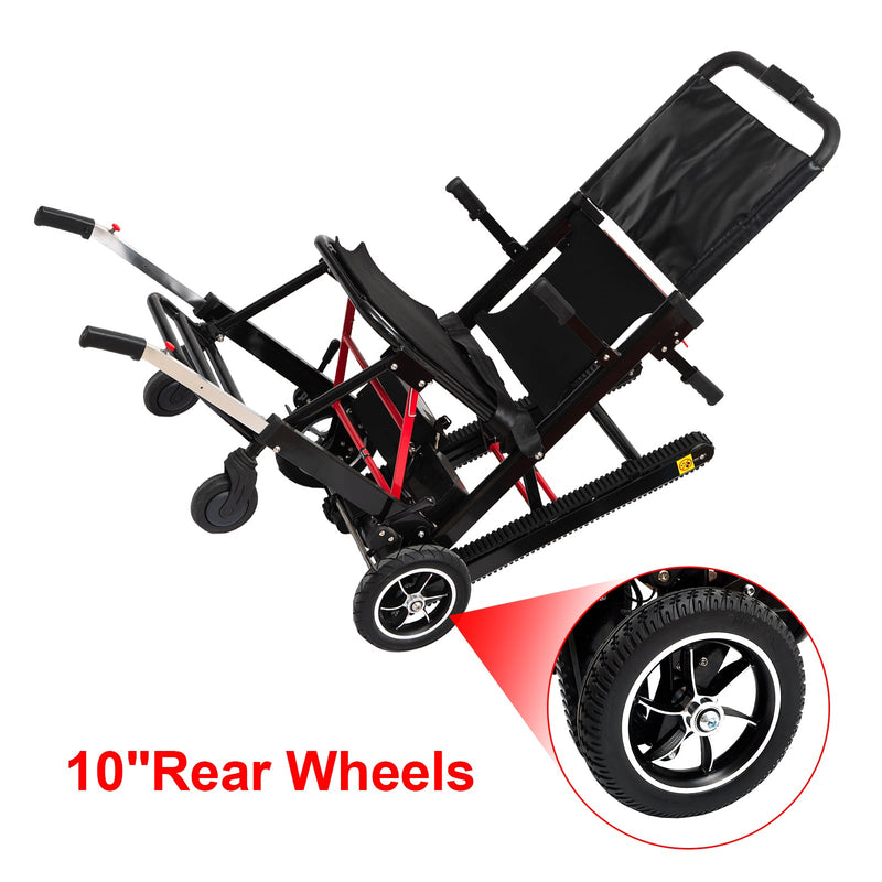 Large Wheel Motorized Climbing Wheelchair Stair Lifting Chair Elevator Disabled Generic