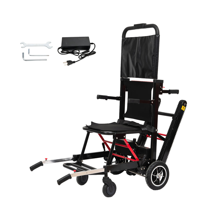 Large Wheel Motorized Climbing Wheelchair Stair Lifting Chair Elevator Disabled