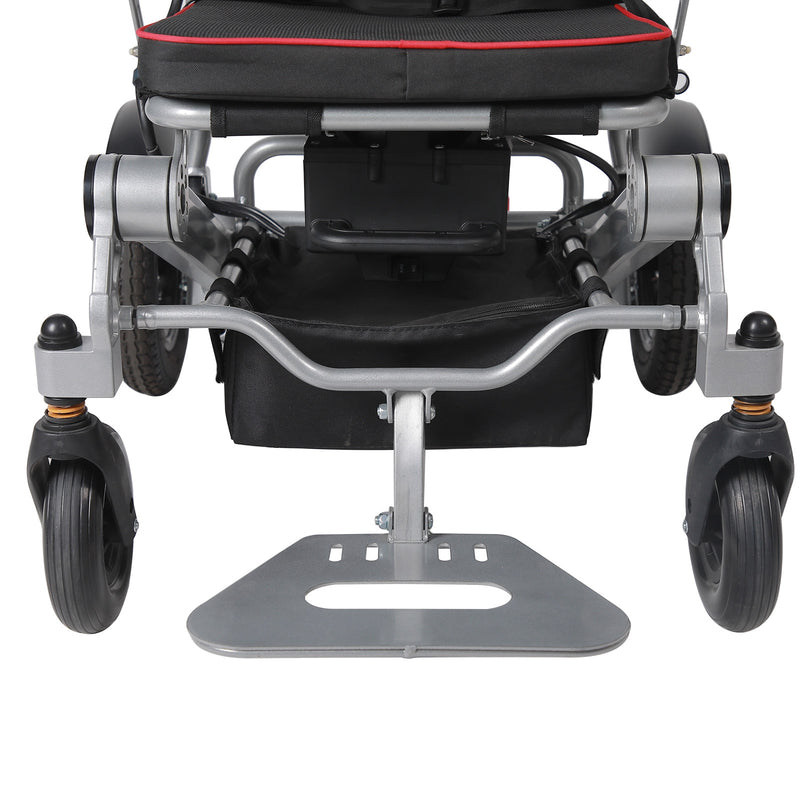 Seniors Compact Portable Airline Approved Electric Wheelchair for Adults Intelligent Power Wheelchairs Lightweight Foldable All Terrain Motorized Wheelchair