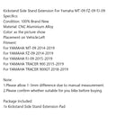 Side Stand Kickstand Enlarger Plate For YAMAHA MT09 FZ09 FJ09 TRACER 900 15-19 Generic