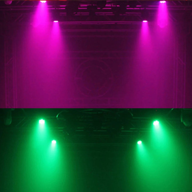 DJ Disco Stage Party Lighting 7 x10W Moving Head Stage Light 70W 7 LED RGBW DMX