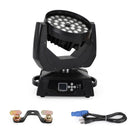 36 x 10W RGBW 4in1 LED Zoom Moving Head 360W Wash Stage Light DMX 15CH DJ Party