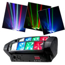 Disco Party DJ Lighting 80W 8LED RGBW Spider Moving Head Stage Lighting Beam DMX