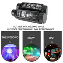Disco Party DJ Lighting 80W 8LED RGBW Spider Moving Head Stage Lighting Beam DMX