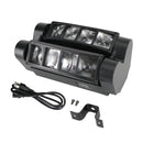Disco Party DJ Lighting 80W 8LED RGBW Spider Moving Head Stage Lighting Beam DMX