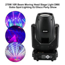 DJ Disco Party Show 275W 10R Beam Moving Head Stage Light DMX Gobo Spot Lighting