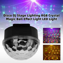 Disco DJ Stage Lighting RGB Crystal Magic Ball Effect Light  LED Light US Plug