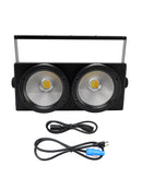 200W COB LED Par Light DMX Stage DJ Disco Audience Blinder Light Warm Cool White