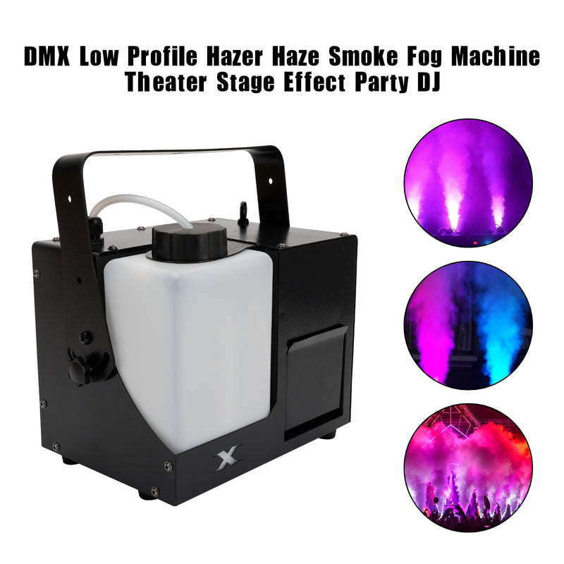 DMX Low Profile Hazer Haze Smoke Fog Machine Theater Stage Effect Party DJ