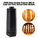 200W Flame Spraying Projector DMX DJ Stage Fire Effect Aerosol Flame Machine