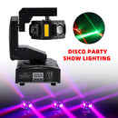 6LED Moving Head Light 3-Axis Beam Stage DMX Spot Disco Party Show Lighting