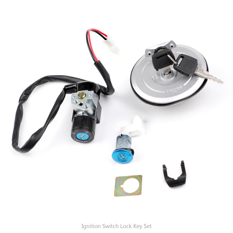 Ignition Switch Fuel Gas Cap Seat Lock Key Set For Honda CBR125R 04-10 CBR125RS Generic