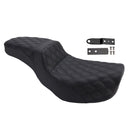 Rider Passenger Seat Front Rear Cushion Fit For Dyna Fxd 2006-2017 Fld Fat Boy