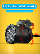 Electric LED Bicycle Motorcycle Light Bike Front Lamp Waterproof Headlight Generic