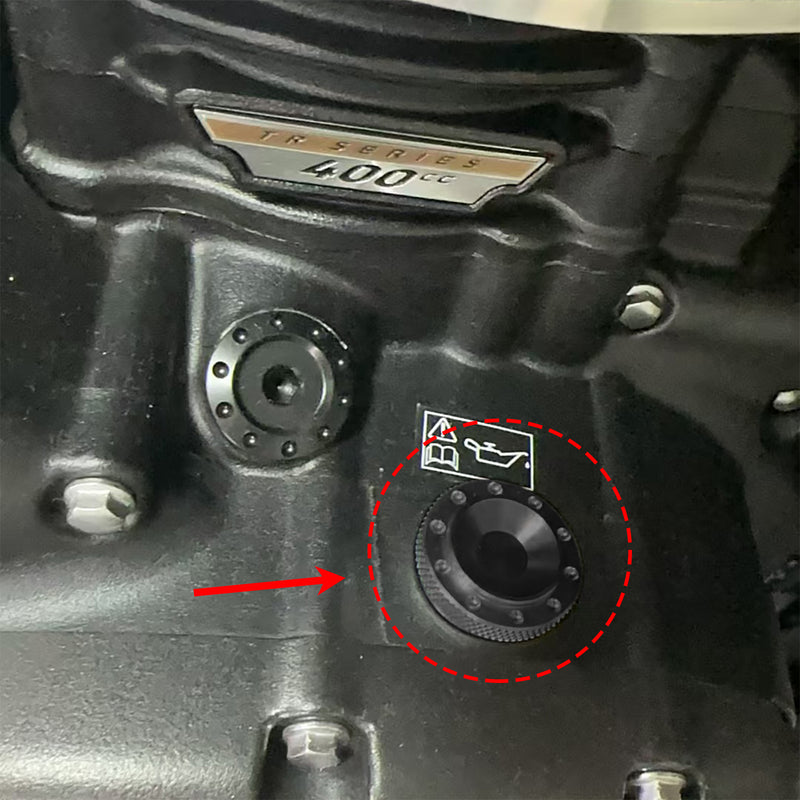 Engine oil inspection cap plug For Scrambler 400X Speed 400 2023-2025
